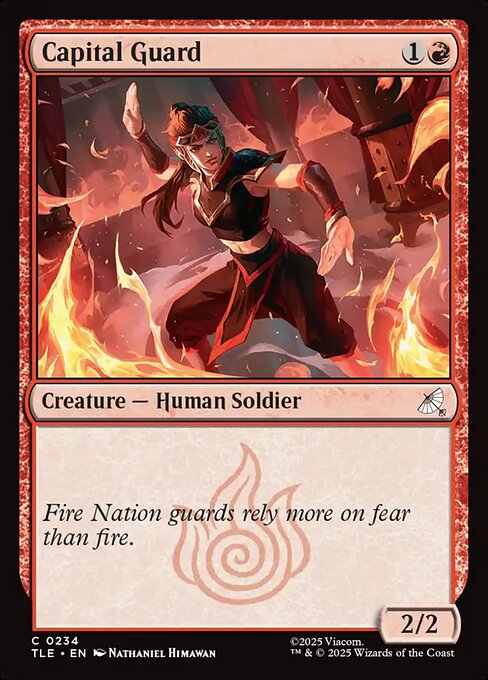 Avatar: The Last Airbender Eternal - 234 - Capital Guard - Common - Foil