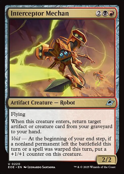 Edge of Eternities - 220 - Interceptor Mechan - Uncommon