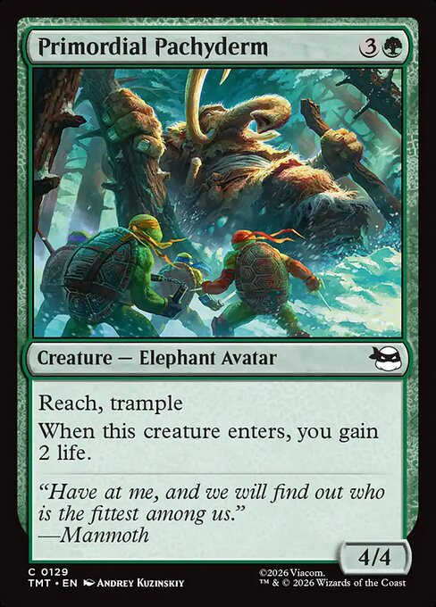 Teenage Mutant Ninja Turtles - 129 - Primordial Pachyderm - Common
