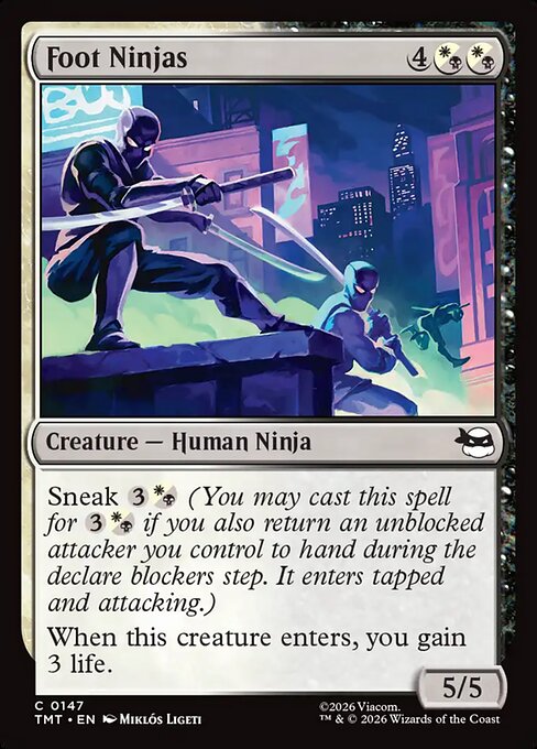 Teenage Mutant Ninja Turtles - 147 - Foot Ninjas - Common