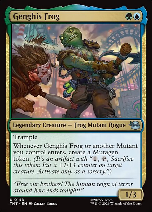 Teenage Mutant Ninja Turtles - 148 - Genghis Frog - Uncommon