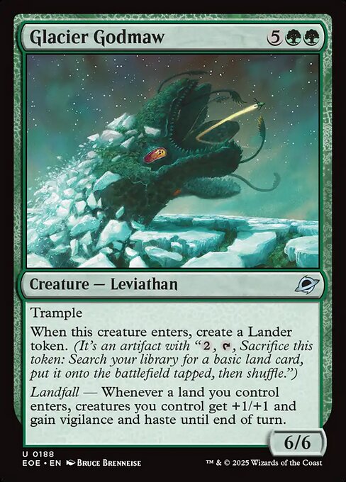 Edge of Eternities - 188 - Glacier Godmaw - Uncommon