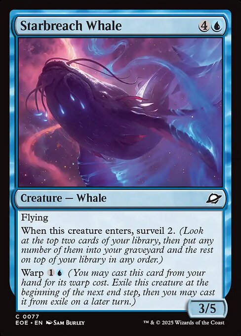 Edge of Eternities - 77 - Starbreach Whale - Common