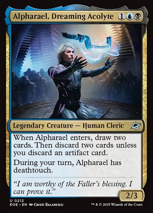Edge of Eternities - 212 - Alpharael, Dreaming Acolyte - Uncommon