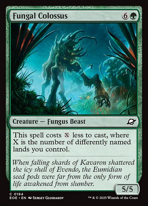 Edge of Eternities - 184 - Fungal Colossus - Common