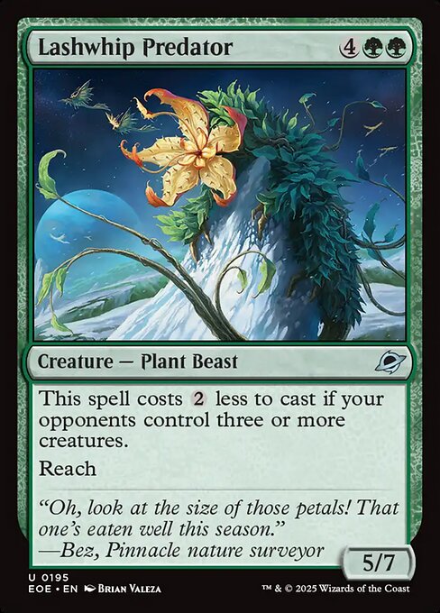 Edge of Eternities - 195 - Lashwhip Predator - Uncommon