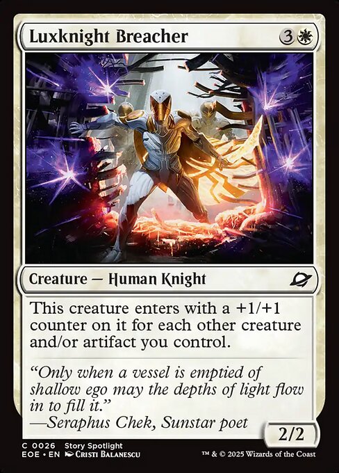 Edge of Eternities - 26 - Luxknight Breacher - Common