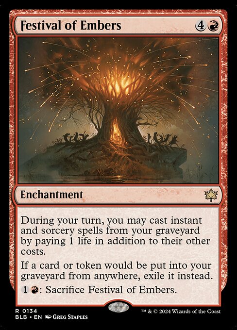 Bloomburrow - 134 - Festival of Embers - Rare