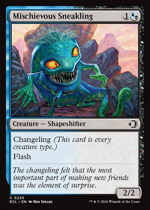 Lorwyn Eclipsed - 235 - Mischievous Sneakling - Common