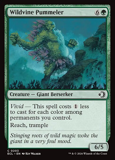 Lorwyn Eclipsed - 203 - Wildvine Pummeler - Common