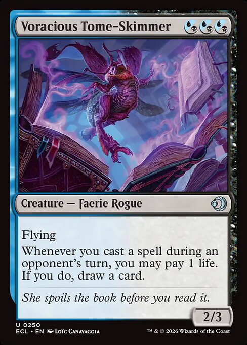 Lorwyn Eclipsed - 250 - Voracious Tome-Skimmer - Uncommon