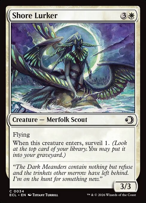 Lorwyn Eclipsed - 34 - Shore Lurker - Common