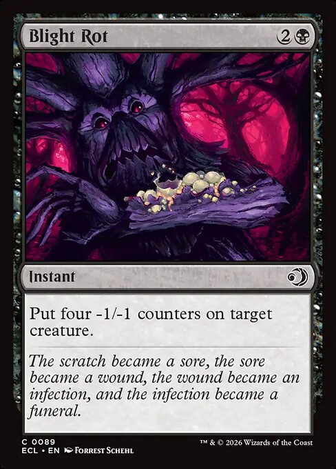 Lorwyn Eclipsed - 89 - Blight Rot - Common