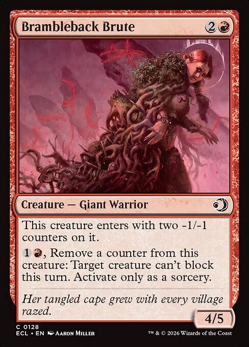 Lorwyn Eclipsed - 128 - Brambleback Brute - Common
