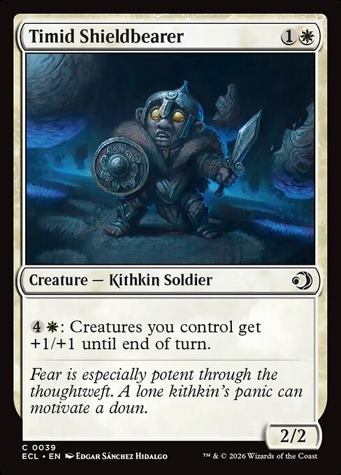Lorwyn Eclipsed - 39 - Timid Shieldbearer - Common