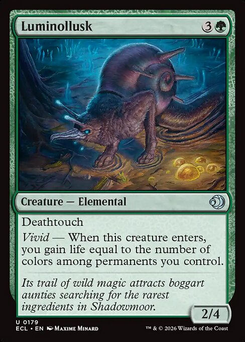 Lorwyn Eclipsed - 179 - Luminollusk - Uncommon
