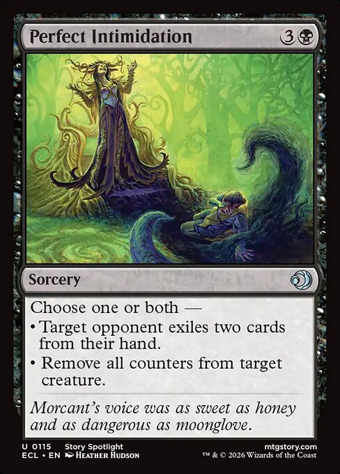 Lorwyn Eclipsed - 115 - Perfect Intimidation - Uncommon