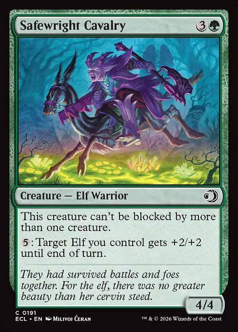 Lorwyn Eclipsed - 191 - Safewright Cavalry - Common
