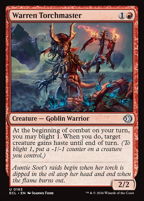 Lorwyn Eclipsed - 163 - Warren Torchmaster - Uncommon