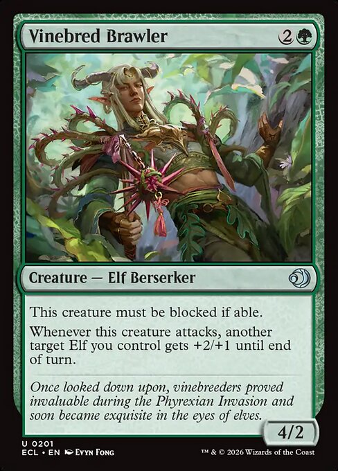 Lorwyn Eclipsed - 201 - Vinebred Brawler - Uncommon