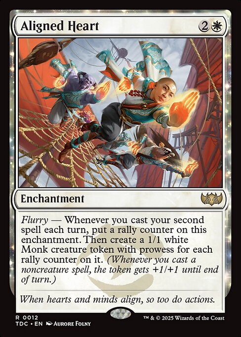 Tarkir: Dragonstorm Commander - 12 - Aligned Heart - Rare