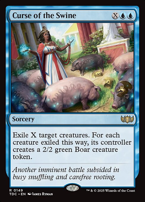 Tarkir: Dragonstorm Commander - 149 - Curse of the Swine - Rare
