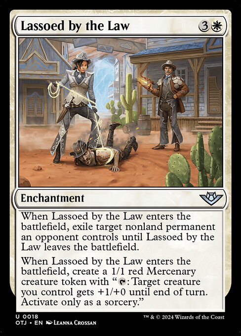 Outlaws of Thunder Junction - 18 - Lassoed by the Law - Uncommon