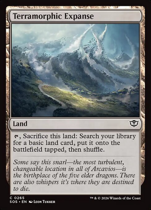 Secrets of Strixhaven - 265 - Terramorphic Expanse - Common