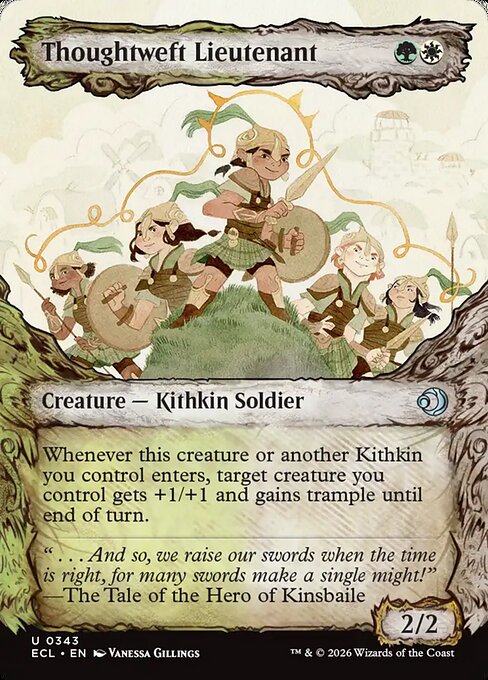 Lorwyn Eclipsed - 343 - Thoughtweft Lieutenant - Uncommon