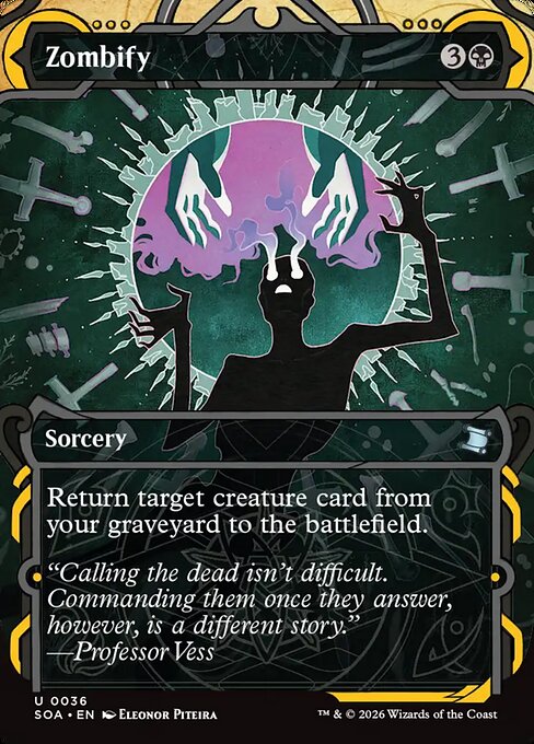 Secrets of Strixhaven Mystical Archive - 36 - Zombify - Uncommon