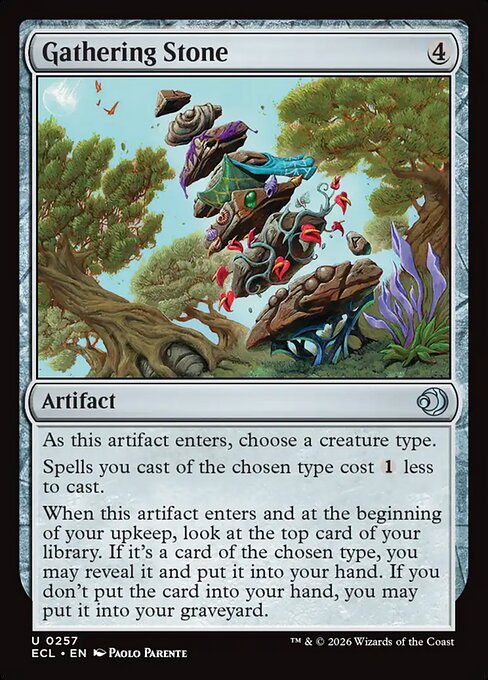 Lorwyn Eclipsed - 257 - Gathering Stone - Uncommon