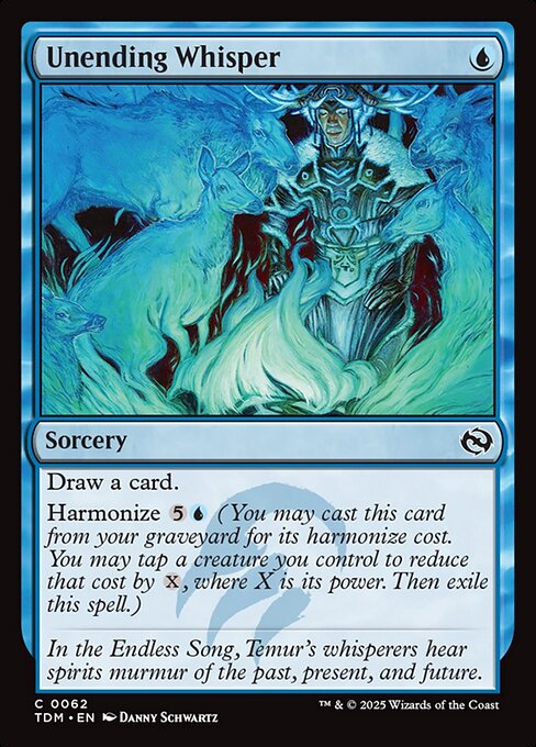 Tarkir: Dragonstorm - 62 - Unending Whisper - Common