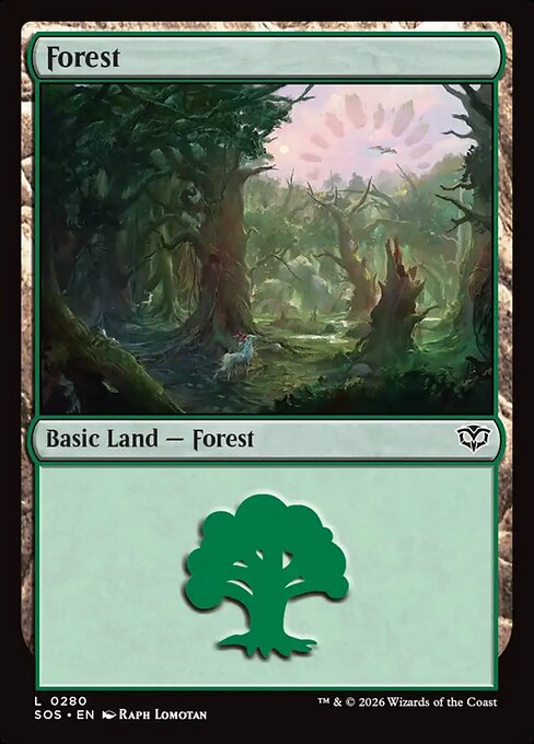 Secrets of Strixhaven - 280 - Forest - Common