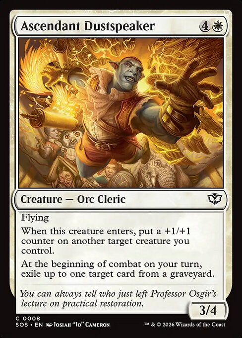Secrets of Strixhaven - 8 - Ascendant Dustspeaker - Common