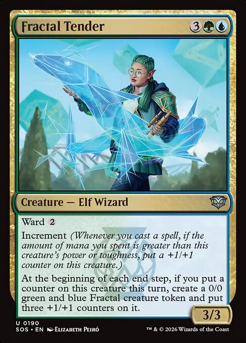 Secrets of Strixhaven - 190 - Fractal Tender - Uncommon