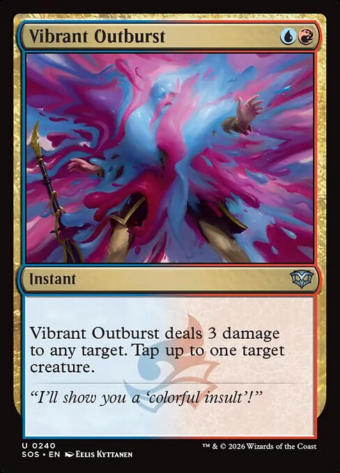 Secrets of Strixhaven - 240 - Vibrant Outburst - Uncommon
