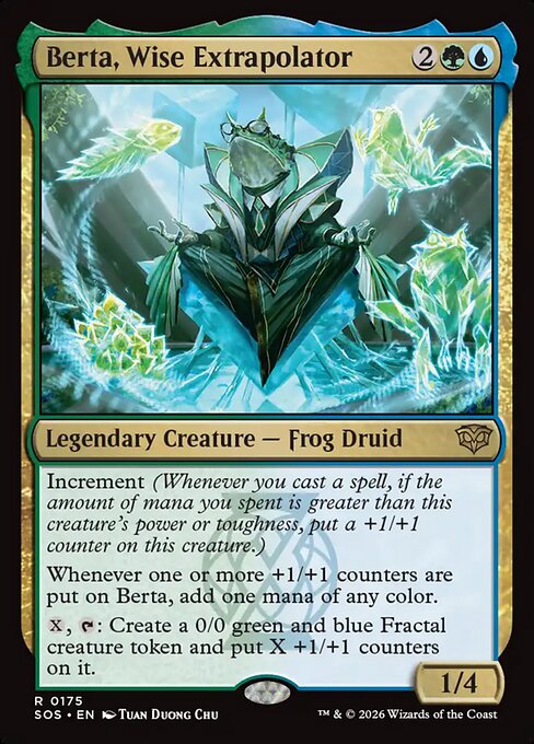 Secrets of Strixhaven - 175 - Berta, Wise Extrapolator - Rare