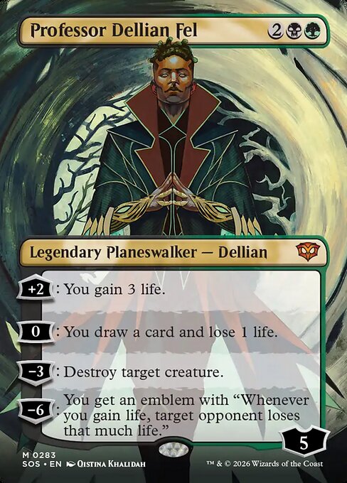 Secrets of Strixhaven - 283 - Professor Dellian Fel - Mythic