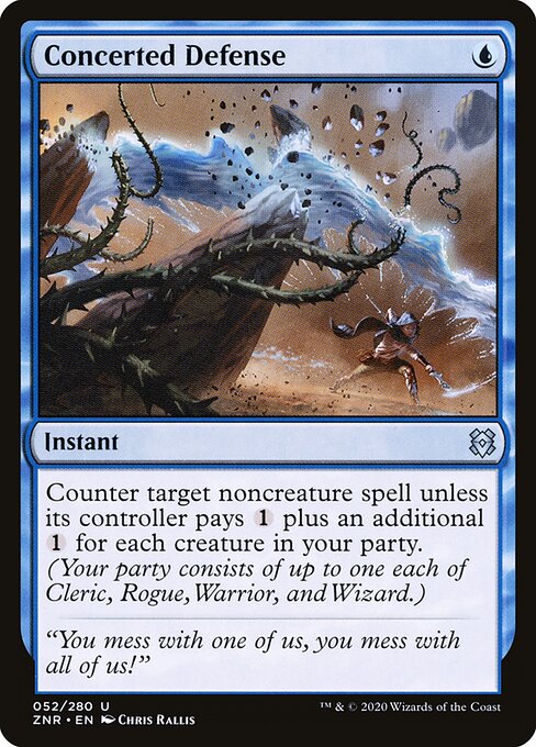 Zendikar Rising - 52 - Concerted Defense - Uncommon