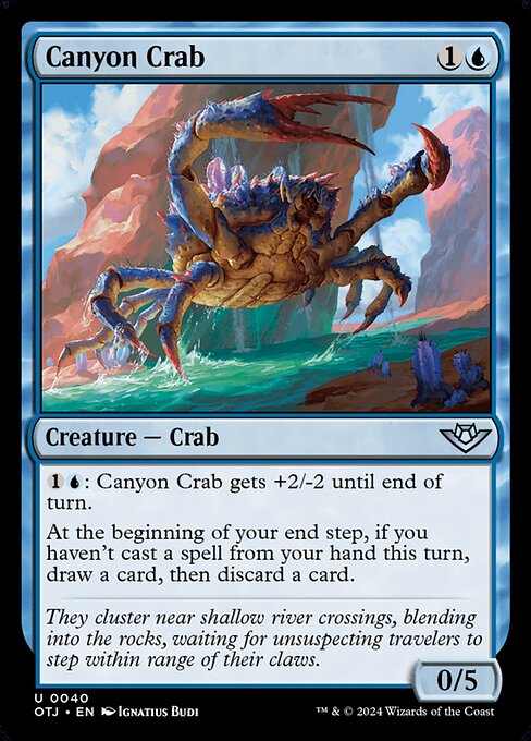 Outlaws of Thunder Junction - 40 - Canyon Crab - Uncommon