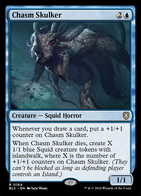 Bloomburrow Commander - 164 - Chasm Skulker - Rare