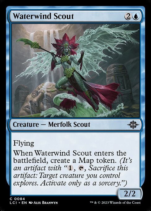 The Lost Caverns of Ixalan - 84 - Waterwind Scout - Common