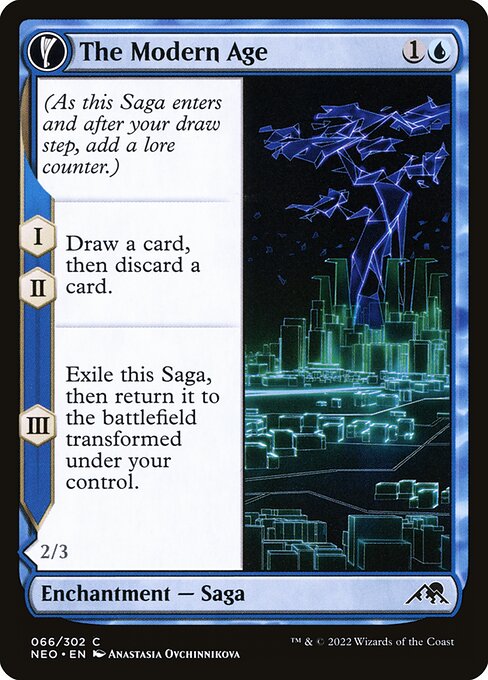 Kamigawa: Neon Dynasty - 66 - The Modern Age // Vector Glider - Common
