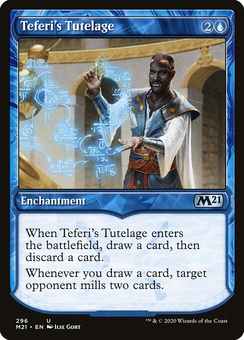 Core Set 2021 - 296 - Teferi's Tutelage - Uncommon