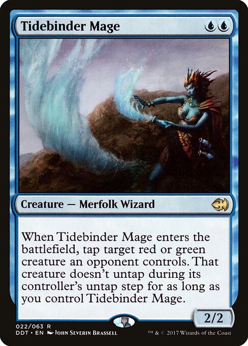 Duel Decks: Merfolk vs. Goblins - 22 - Tidebinder Mage - Rare