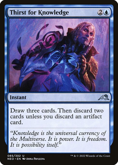 Kamigawa: Neon Dynasty - 85 - Thirst for Knowledge - Uncommon