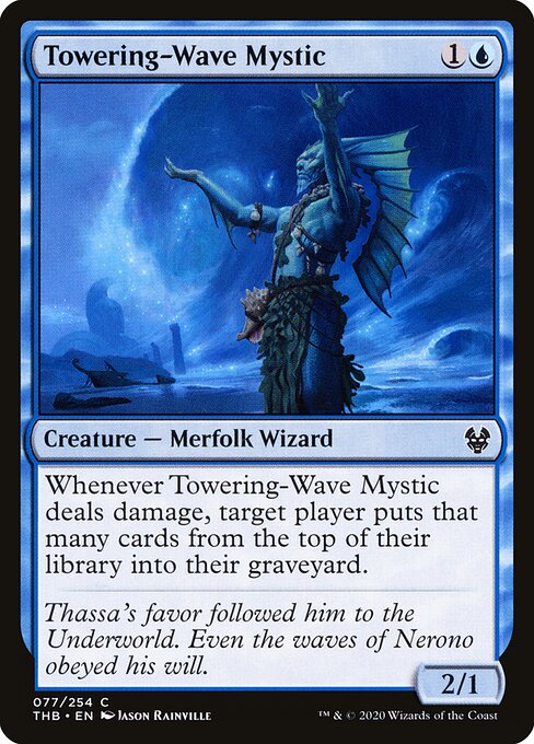 Theros Beyond Death - 77 - Towering-Wave Mystic - Common