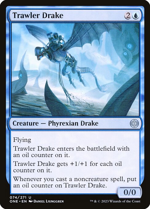Phyrexia: All Will Be One - 74 - Trawler Drake - Uncommon