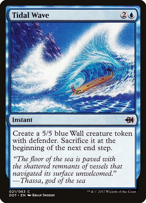 Duel Decks: Merfolk vs. Goblins - 21 - Tidal Wave - Common