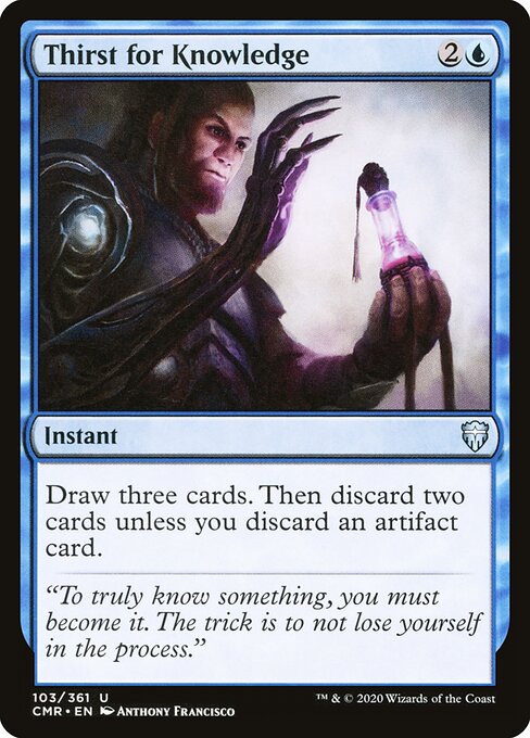 Commander Legends - 103 - Thirst for Knowledge - Uncommon